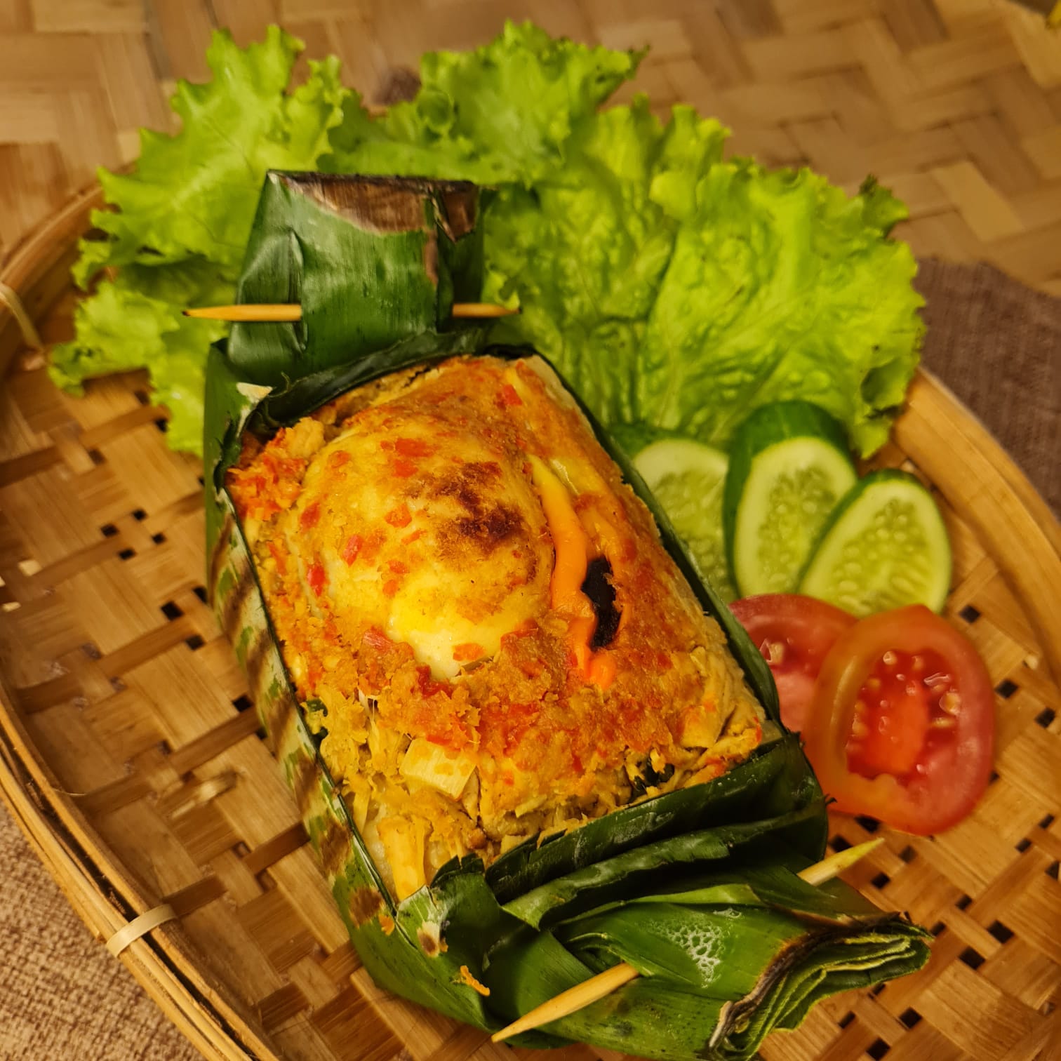 Nasi Bakar Telur